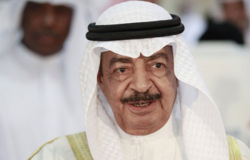 Bahrain Prime Minister Khalifa bin Salman Al Khalifa