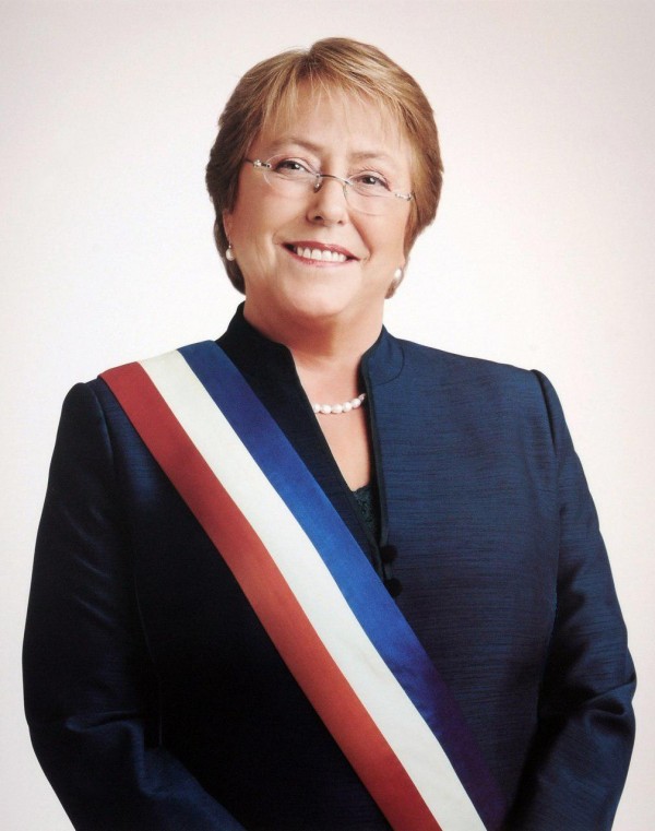 Former Chilean president Michelle Bachelet